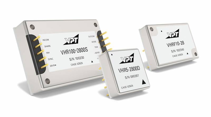 VPT adds industrial VHR Series DC-DC converters